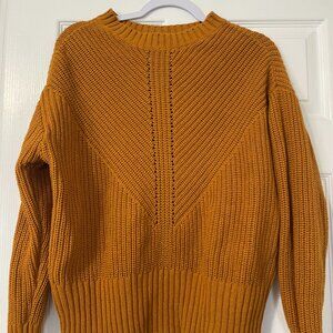 Orange Knit Sweater